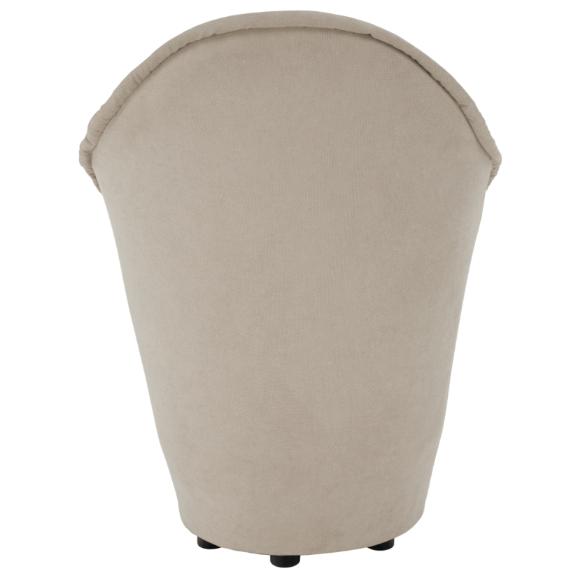 Designové křeslo PERSI s úložným prostorem — látka, hnědá / béžová Kondela