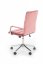 Dětská židle na kolečkách GONZO 4 — látka, růžová