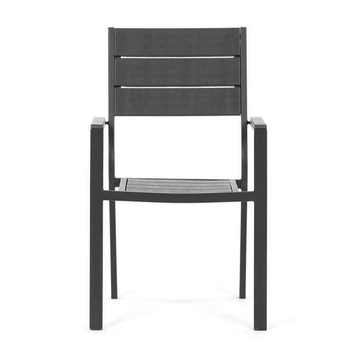 Zahradní sestava VERANDA –  polywood, šedá, Autronic