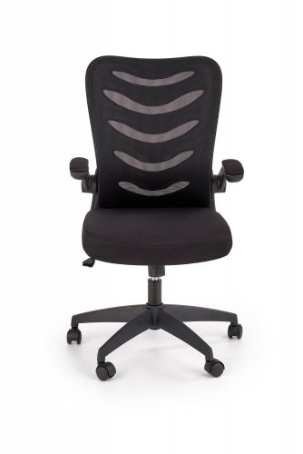 Kancelářská židle LOVREN – látka, síťovina, černá