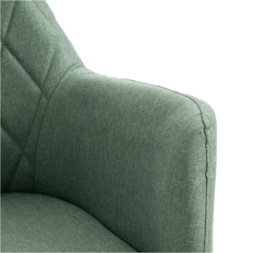 Jídelní křesílko EKIN — masiv buk, látka, více barev