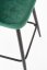 Barová stolička LEO – zamat, viac farieb - Čalúnenie LEO: Sivá