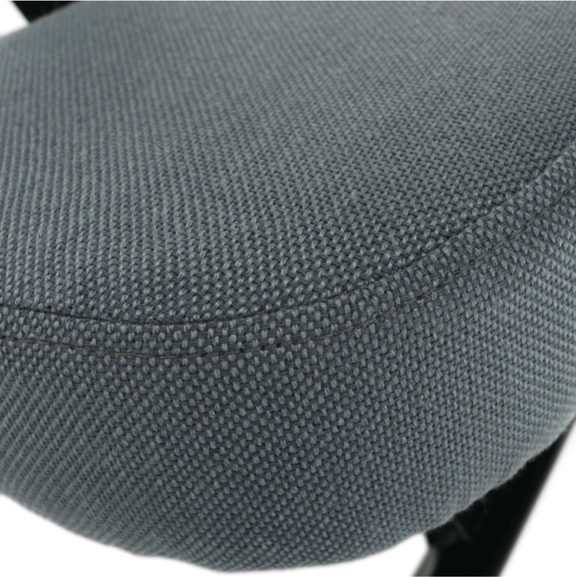 Ergonomická kľačka KILIAN – svetlosivá/čierna, látkový povrch