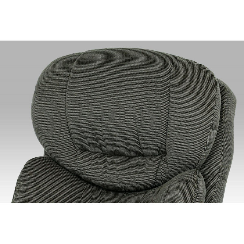 Kancelárske kreslo na kolieskach VERNON – s podrúčkami, čalúnené