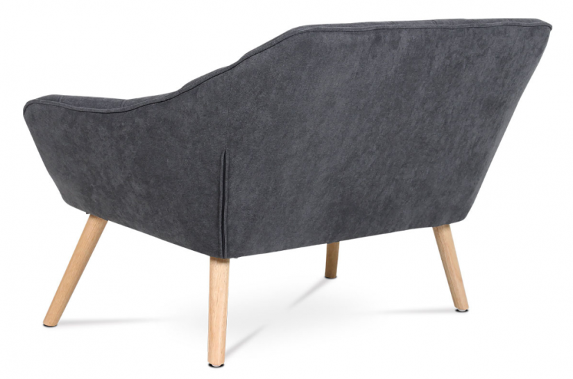 Relaxační sedačka YSTAD — masiv, šedá, nosnost 150 kg Autronic