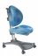 Detská rastúca stolička Mayer MYPÓNY – bez podrúčok, zamykateľná kolieska - Čalúnenie Mypony: Aquaclean modrá 2435 162