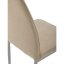 Moderná jedálenská stolička LENA z béžovej látky so sivými kovovými nohami Autronic