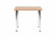 Jídelní stůl MODEX  –⁠ 90x60x75, chrom/dřevo, dub wotan