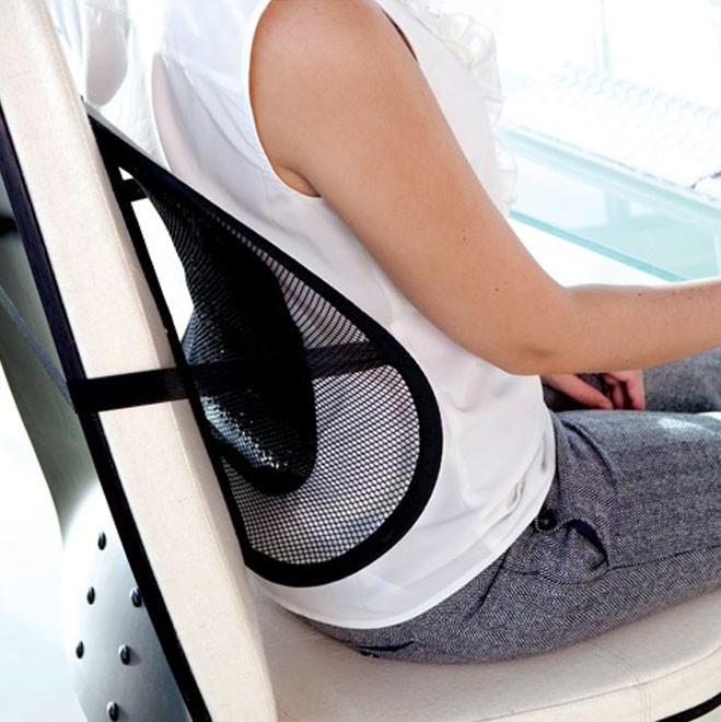 Chrbtová masážny opierka – čierna