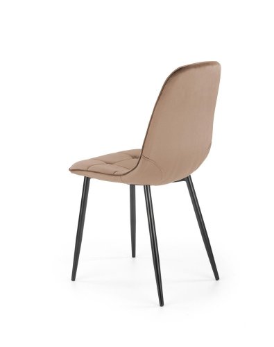 Jídelní židle RONO – čalouněná, sametový potah, více barev - Barevné provedení RONO: Šedá