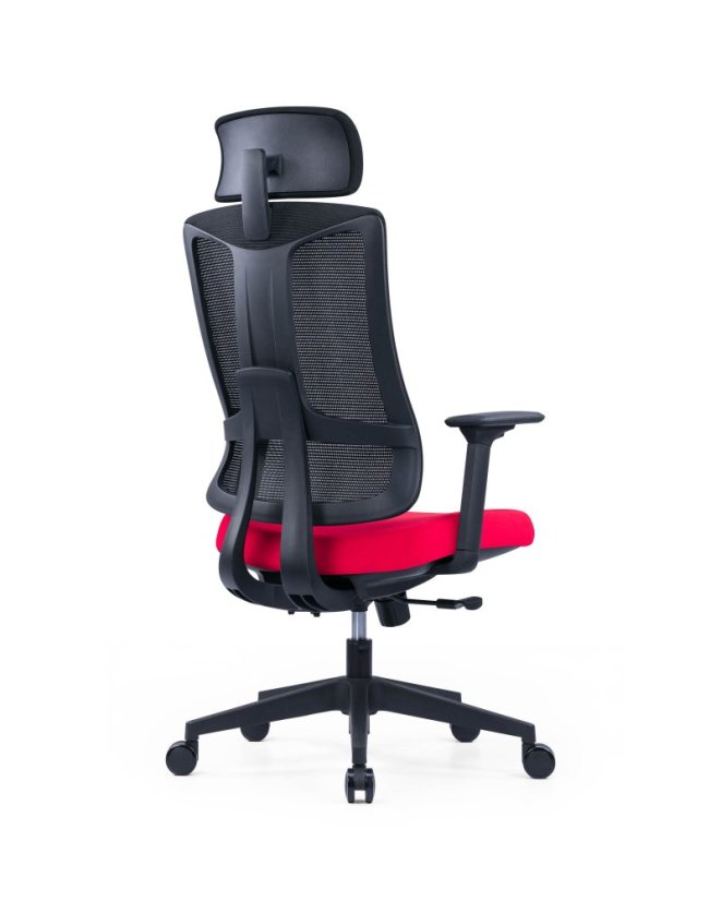 Kancelárska ergonomická stolička OFFICE More SLIDE — viac farieb - Slide - barevné provedení: Červená