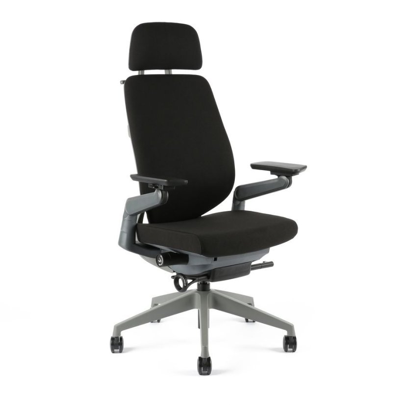 Kancelárska ergonomická stolička KARME — viac farieb, s podhlavníkom a podrúčkami