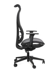 Kancelárska ergonomická stolička Sego HARMONY — sieť, čierna