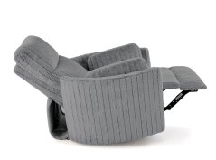 Televízne kreslo PEGAS s elektrickým nastavením polohy – sivá