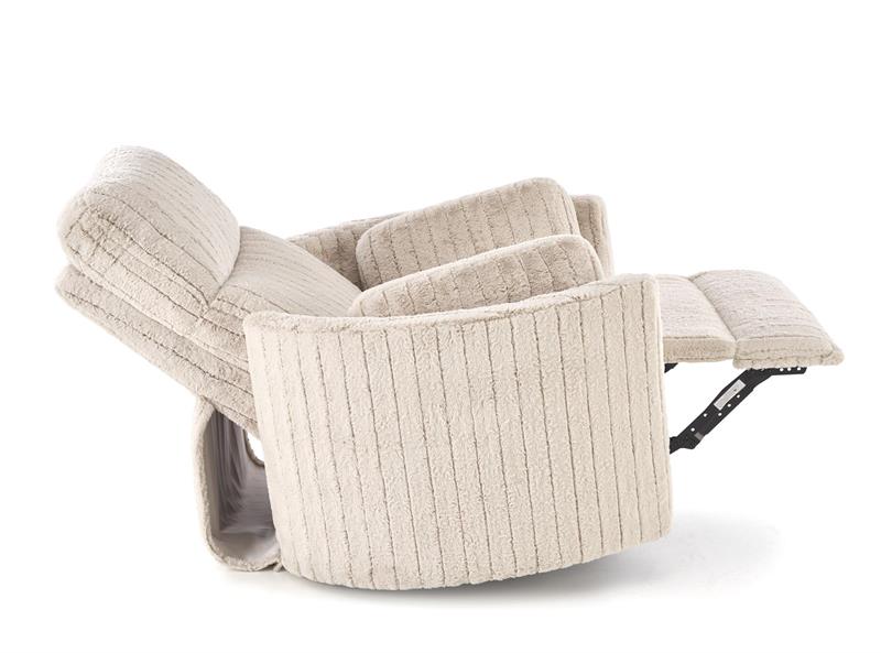 TV kreslo PEGAS s elektrickým polohovaním - látka, béžová