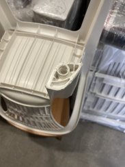 Zahradní židle SAND – plast, bílá (vzorek z prodejny)