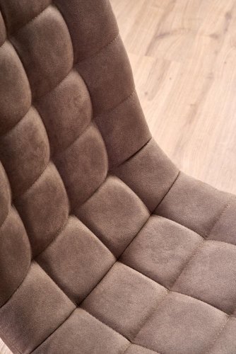 Jedálenská stolička MELINA – ekokoža, hnedá