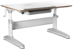 Dětský rostoucí stůl Mayer EXPERT 32E2 18 – bílá, 120×70x55-80 Mayer