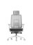 Kancelářská ergonomická židle K42 WHITE SP – síť/ čalouněná, černá