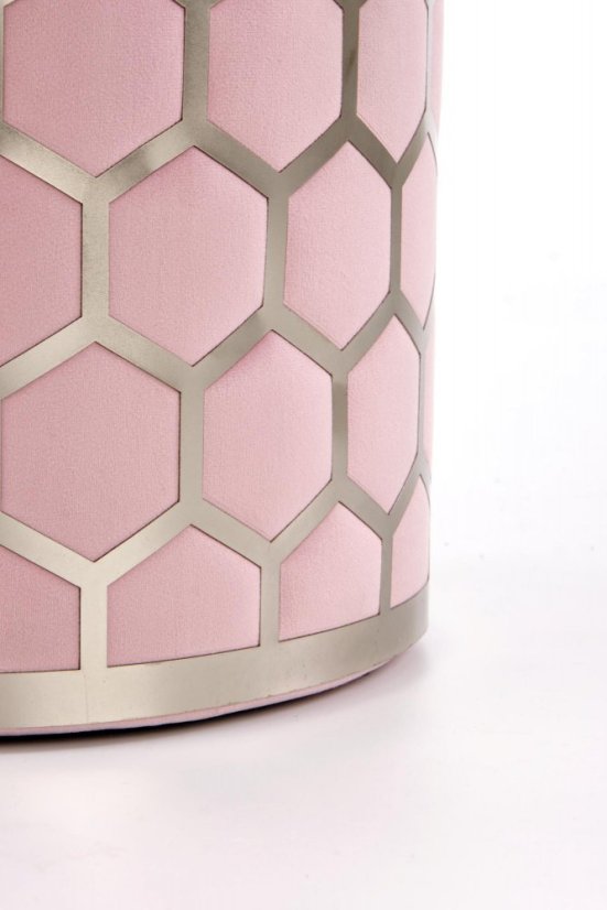 Taburet AQUA – zamat, ružová