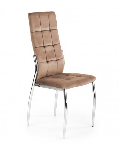 Jídelní židle SAGAL – samet, více barev - Čalounění SAGAL: Černá