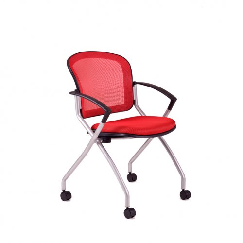 Jednací židle Office Pro METIS — více barev - Čalounění Dike: Červená DK 13