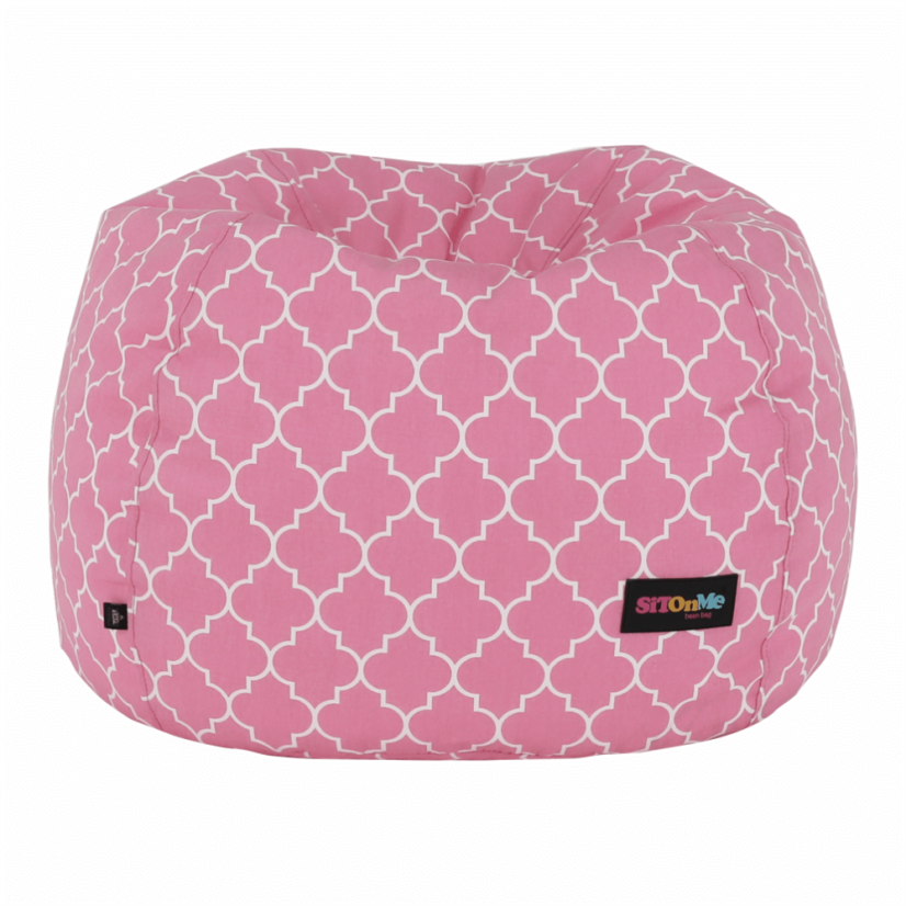 Sedací vak GOMBY — 60x50, látka, viac farieb - Gomby: ružový