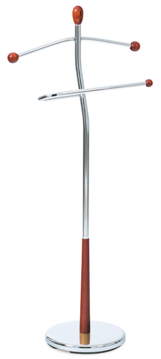 Nemý sluha PAKET — chróm / čerešňa