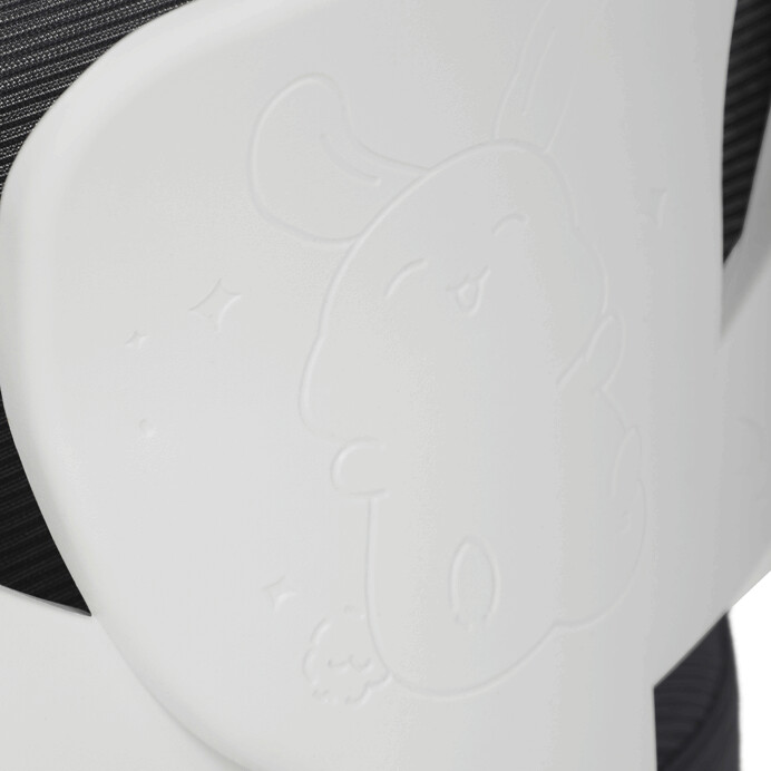 Detská výškovo nastaviteľná stolička AERO – sivá sieťovina Autronic