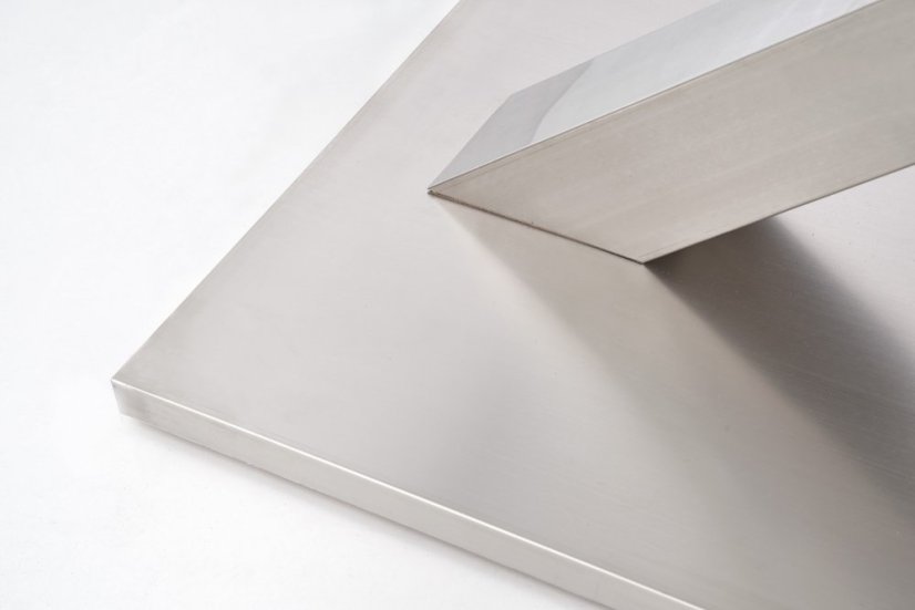 Jídelní rozkládací stůl SANDOR –? 160x90x77 (+60), kov, bílý Halmar