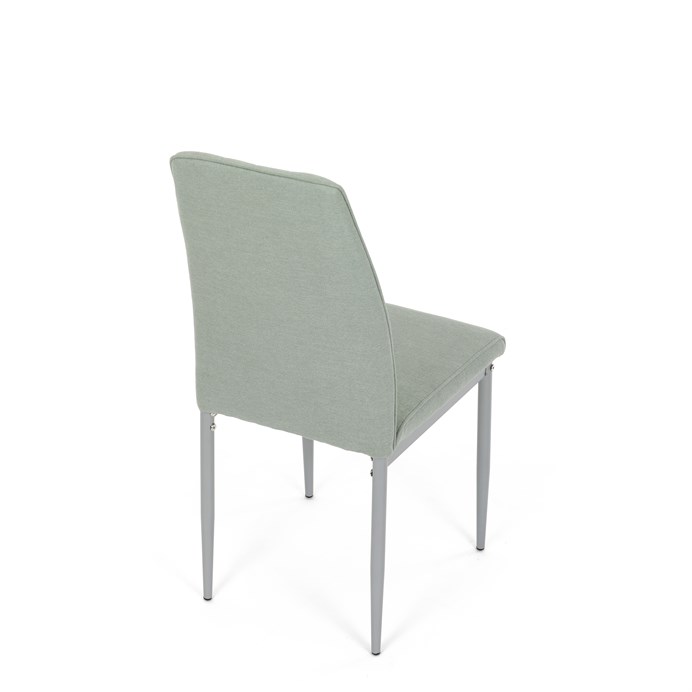 Jedálenská stolička LENA Autronic - zelená s šedými kovovými nohmi