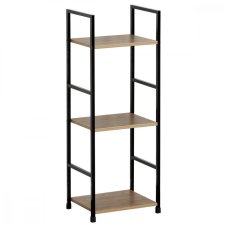 Regál RIVIERA II — černá / dekor dub Autronic