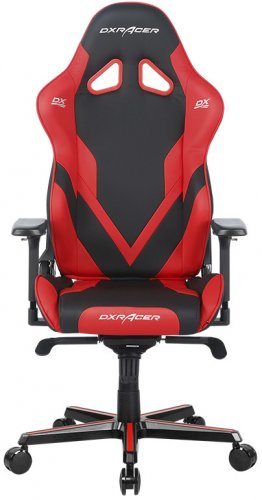 Herní židle DXRacer GB001/NR – černá, červená, nosnost 130 kg