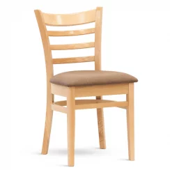 Jídelní židle AMERICA – buk, čalouněný sedák, více barev