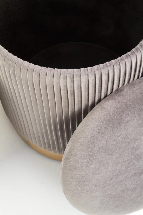 Set taburetov MONTY – zamat, kov, viac farieb - monty: Sivá