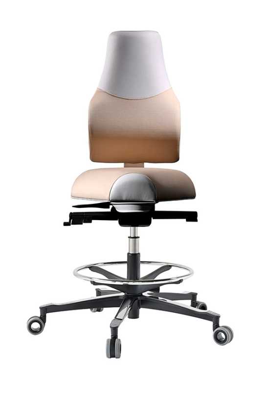 Zdravotní židle THERAPIA STANDI zvýšená -⁠ na míru, eko kůže, více barev