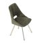 Moderní zelená jídelní židle RINA Autronic s nerezovými nohami