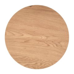 Set konferenčných stolíkov MENTONA 2 — zlatý dub / čierna