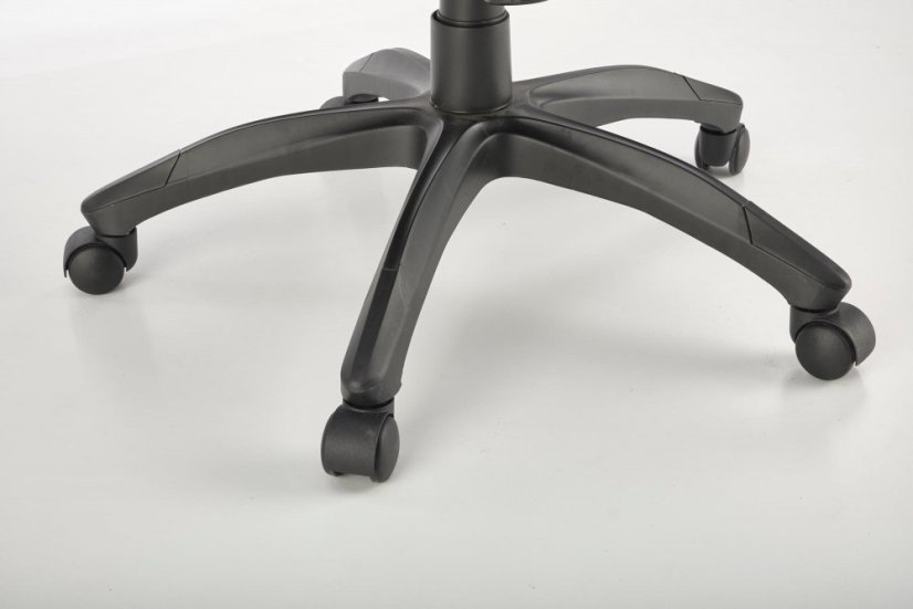 Kancelářské křeslo HAMLET — ekokůže, černá / šedá Halmar