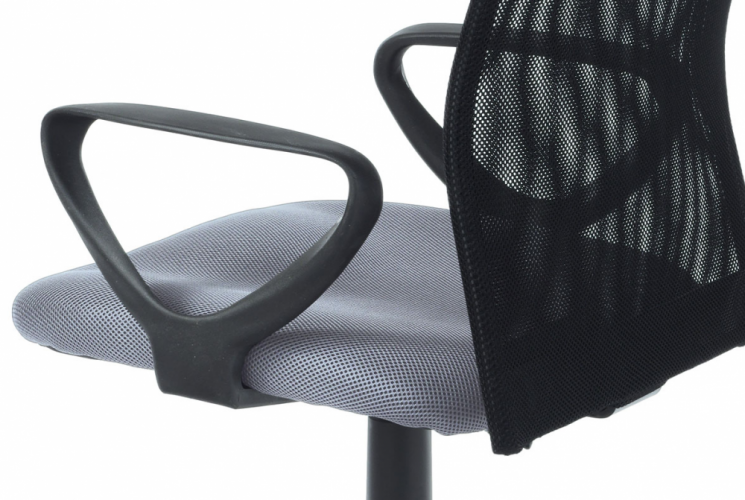 Kancelářská židle na kolečkách PIX – černá/šedá