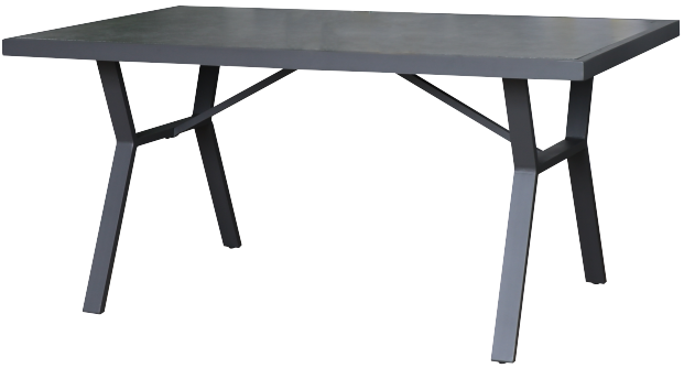SIBIU hliníkový stůl 140x80 cm