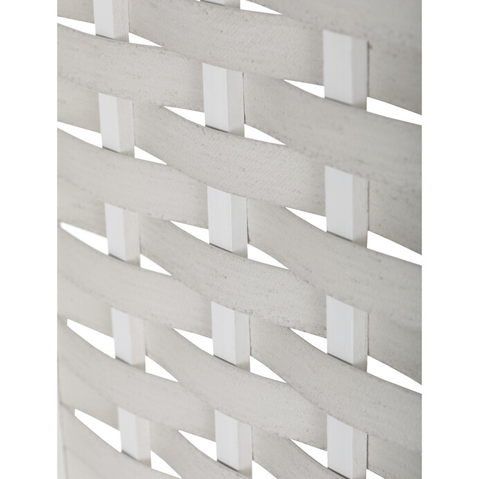 Elegantný biely paraván LIVARO z masívu pre moderné interiéry Autronic