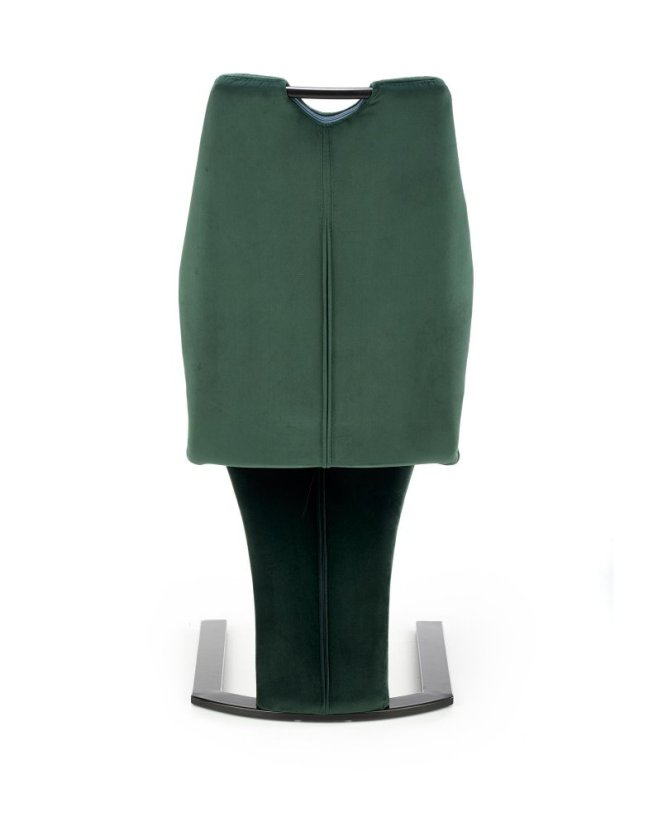 Jedálenská stolička GERDA – zamat, zelená