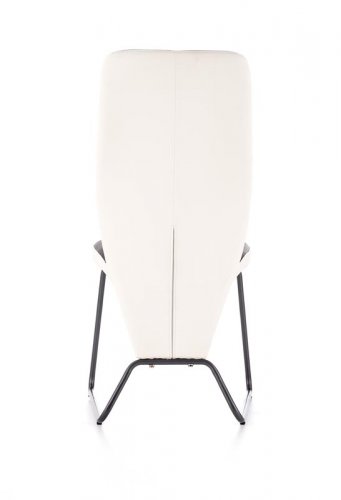 Jedálenská stolička ERIN – oceľ, ekokoža, viac farieb