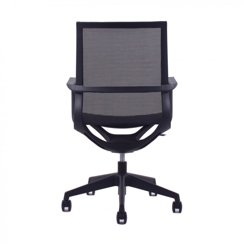 Kancelárska stolička Sego SKY MEDIUM — sieť, čierna