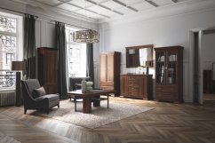 Konferenčný stôl KORA — 120x80x53 cm, samoa kráľ