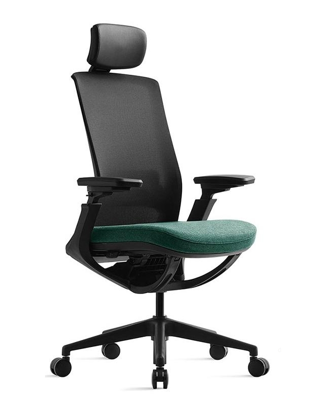 Kancelárska ergonomická stolička ROLY BLACK – sieťovina, viac farieb - Varianty stoličky ROLY: Svetlomodrá