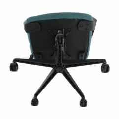 Kancelárska stolička VOYAGER – látka, modrá / zelená