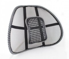 Zádová masážní opěrka – černá Kupžidle