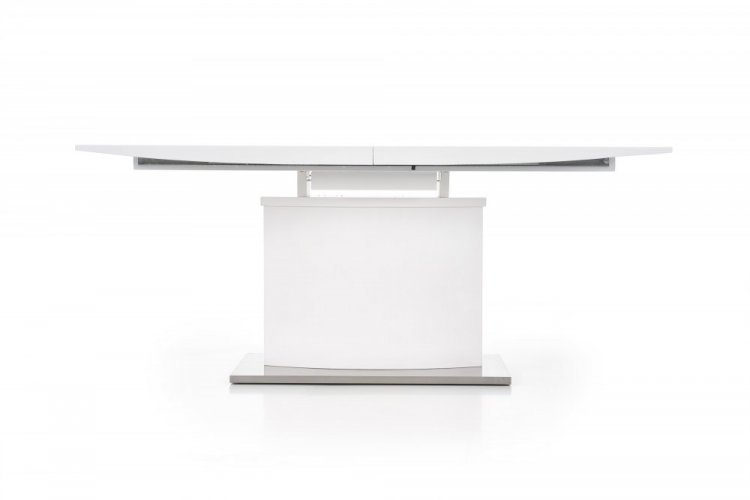 Jídelní rozkládací stůl MARCELLO –⁠ 180x90x76 (+40), kov, bílý